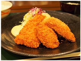 結びの場定食(さかなフライ4種盛り定食)