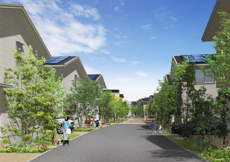 「SMA☓ECO CITY 相模原 光が丘エコタウン」完成イメージ