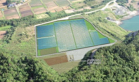 太陽光発電所完成イメージ