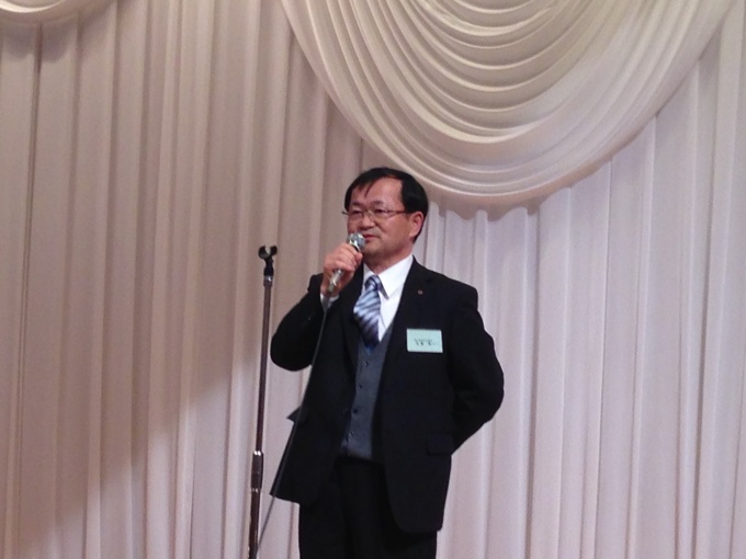 「このエリアにも景気回復効果が波及してくることを期待する」と語る遠藤博一支部長