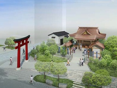「福徳神社」の完成予想図