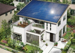 大容量太陽光発電を搭載した「BlueEnergy」(エコ・コルディス)外観