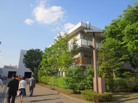 技術研究所の核の一つ「住宅性能試験棟」外観
