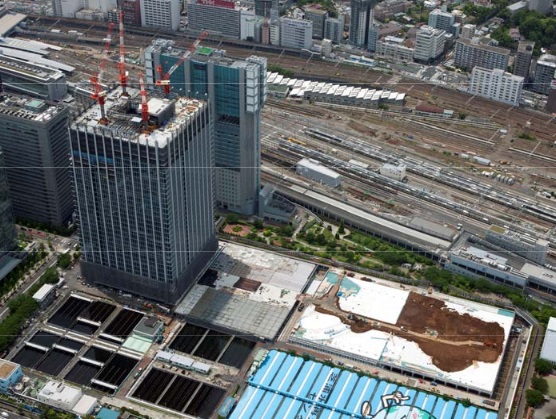 「品川シーズンテラス」の開発現場