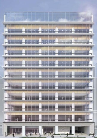 「アーバンネット日本橋二丁目ビル」完成予想パース