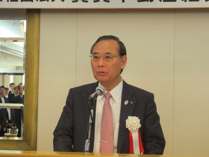 「賃貸住宅管理業者登録制度の国家資格化への移行に向け努力し、われわれの業界が社会で大きく羽ばたけるようにしたい」と語る、林会長