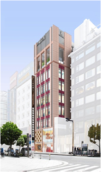 「新宿中村屋ビル」完成予想外観イメージ