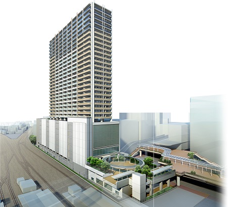 「プラウドタワー立川」外観完成予想図