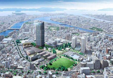 「広島ナレッジシェアパーク」の完成予想図