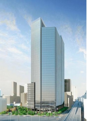 「赤坂一丁目地区第種市街地再開発事業」全体外観イメージ