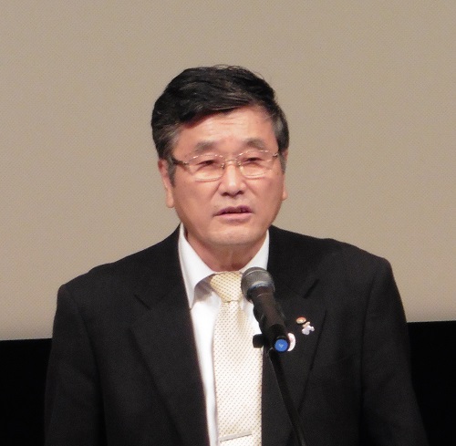 「弁護士、会計士など仕業と同じようにレベルアップをしていく必要がある」などと語る埼玉県本部本部長の菊田氏