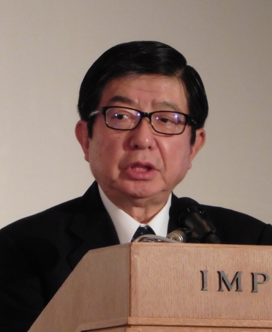 「ファーストリテイリングの展開を支援していく」と話す大和ハウス社長の大野氏