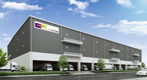 「(仮称)Landport岩槻」外観イメージパース