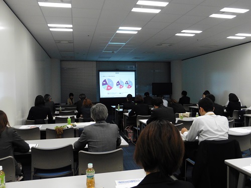 研修会の様子。約40名が参加した