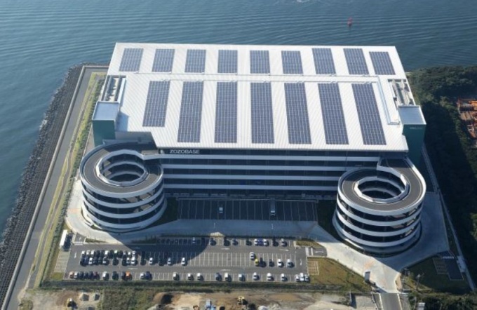 「プロロジスパーク習志野4」に搭載された太陽光発電設備