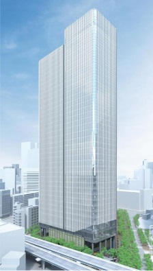 「赤坂一丁目地区第一種市街地再開発事業」完成予想図