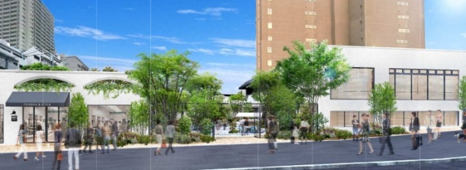「TENOHA DAIKANYAMA」外観イメージパース