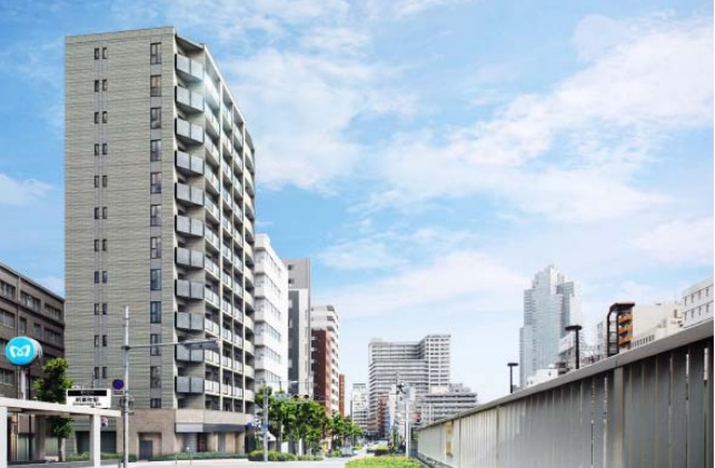 「ザ・パークハウス 東銀座」外観予想図