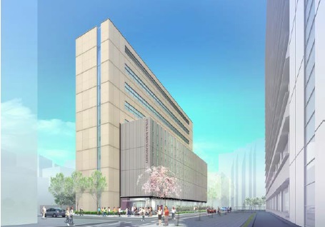 「(仮称)大妻女子大学H棟新築計画」完成CGイメージ