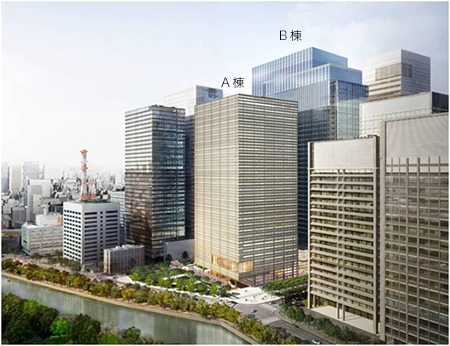 「(仮称)大手町一丁目2地区計画」イメージ