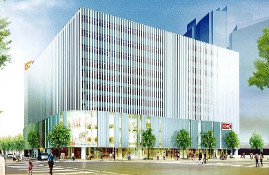「(仮称)オーケーみなとみらい本社ビル事業計画」外観イメージ