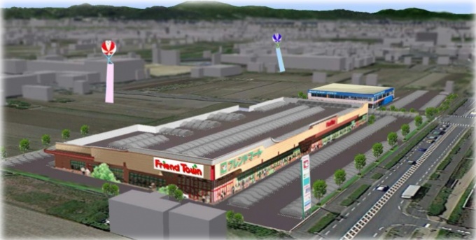 「大阪府茨木市玉島地区土地区画整理事業」完成予想図(計画地の一部)