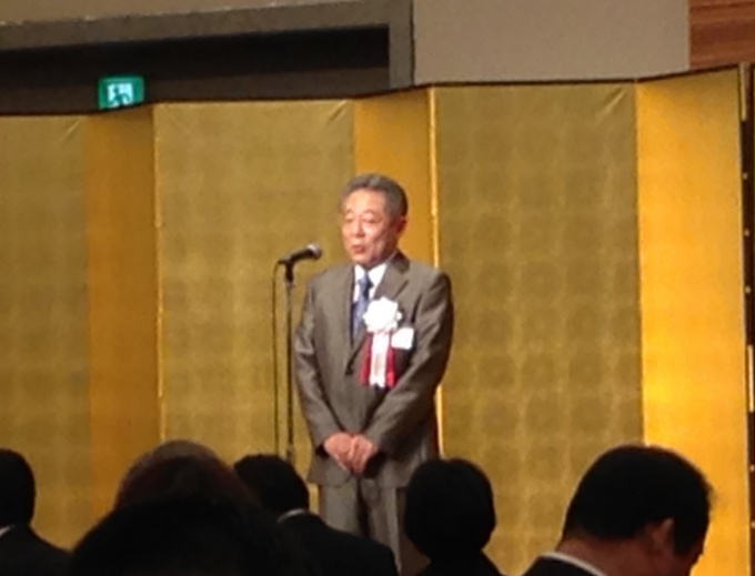 「業界の発展へ向け、さらに努力していく」と語る田所照章会長