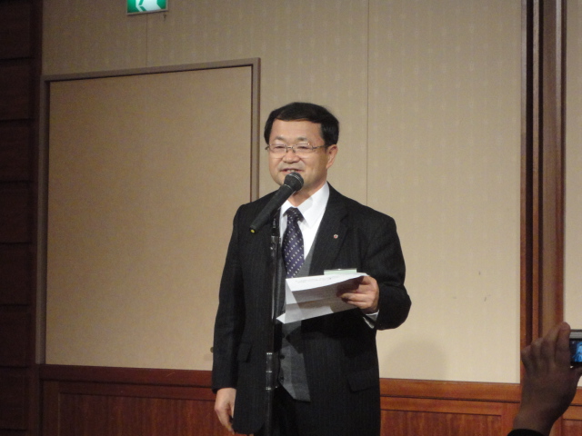 「空き家問題についても、適正管理を助言し、売却をうながすなど、われわれでできることを推進していきたい」と語った遠藤博一支部長
