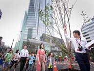 「ヒルズ街育プロジェクト」の様子