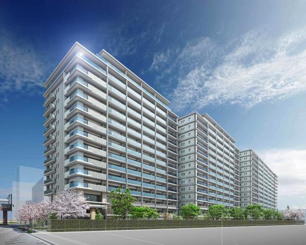 「プラウドシティ塚口マークフロント」外観完成予想図