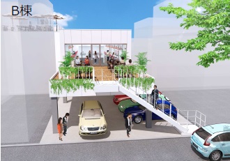 「コムテラス東心斎橋」B棟外観イメージ