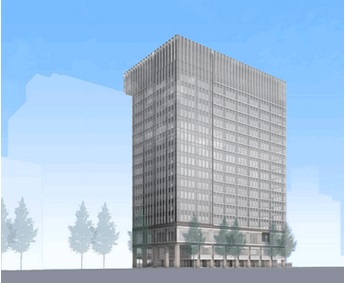 「千駄ヶ谷五丁目北地区第一種市街地再開発事業」完成イメージ