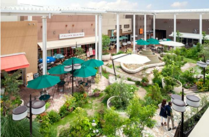 あべのキューズモール「ガーデンエリア」