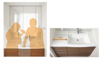 洗面化粧台「EYE’S PLUS LAVATORY 2015」
