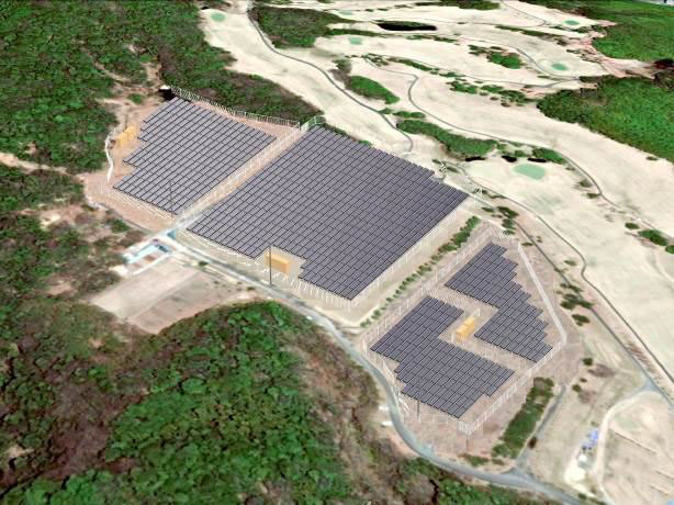 「やまぎんメガソーラー南発電所・北発電所」