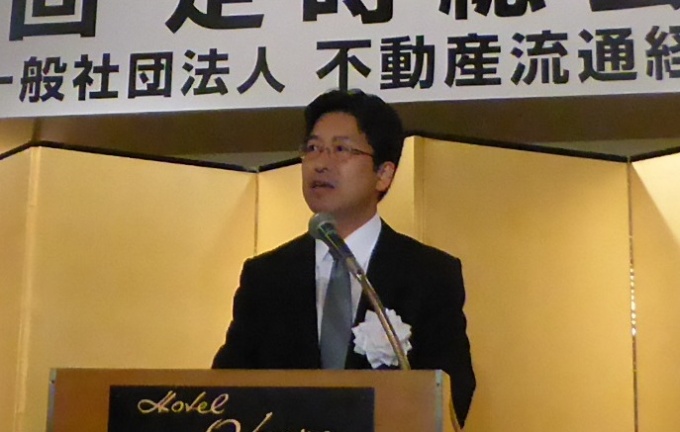 「囲い込み問題解決に向け、ステータス管理の導入に全面的に協力していく」と述べる田中新理事長