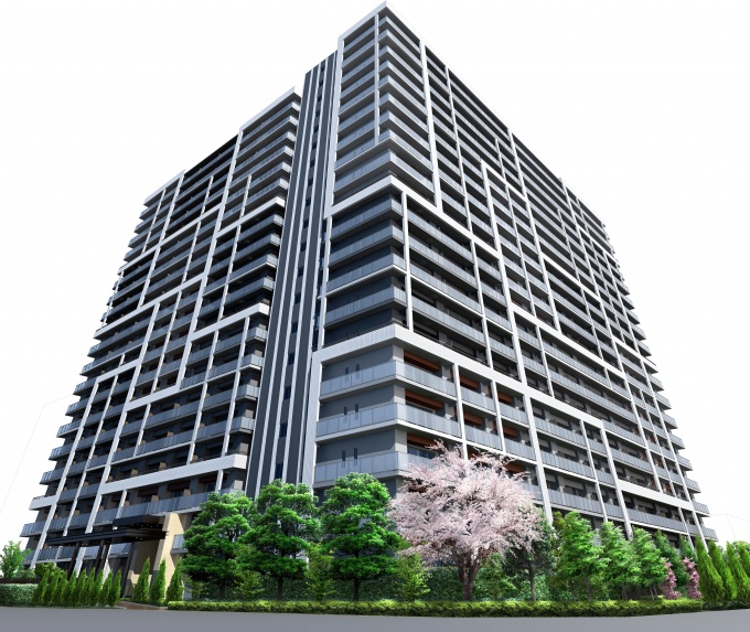 「デュオヒルズつくばエンブレム」外観完成予想図