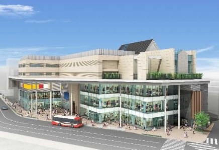 「片町A地区第一種市街地再開発事業」完成予想図