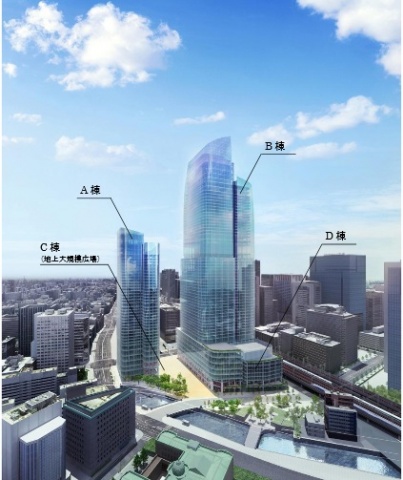 「常盤橋街区再開発プロジェクト」全体パース