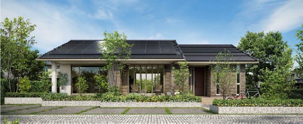 「シンセ・ピアーナ 理想の平屋」外観デザイン