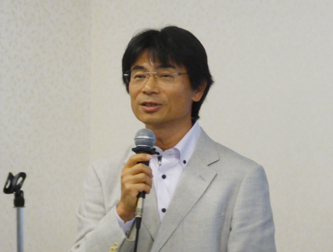 築40年以上の物件を「ビンテージビル」として再生した吉原氏が、一連の取り組みについて分かりやすく解説した