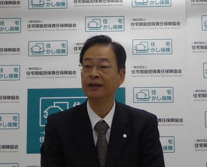 「更新講習によって既存住宅のインスペクションの担い手が増えることを期待したい」と話す、能登代表理事