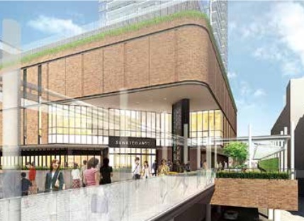 商業施設「SENRITO よみうり」II期エントランス部イメージ