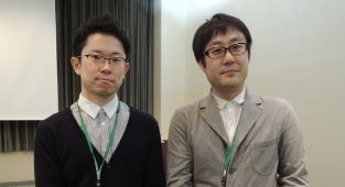 事業コンペで最優秀賞を受賞した平岩氏(写真左)と田中氏(同右)
