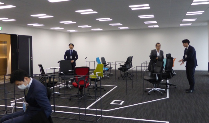 17~19日に「PMO平河町」で開催する「PMOフォーラム」では、50脚のワーカーズチェアを展示。快適なオフィスづくりをサポートする