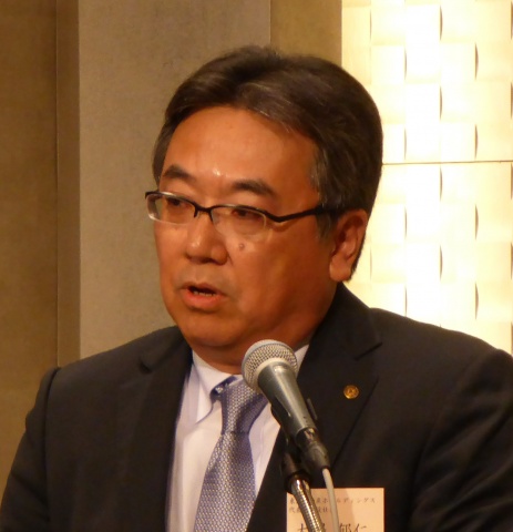 「市場の動きを注視しながらグループ全体の業績を上げていきたい」と述べた東急不HD社長の大隈氏