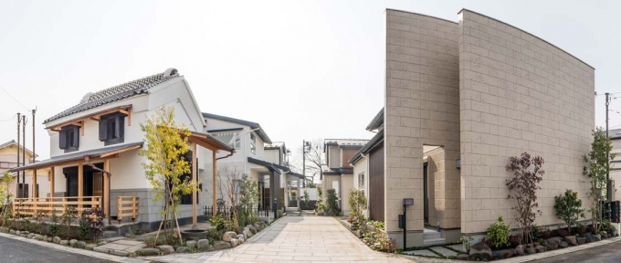 「ことのは 越ヶ谷」街区全体。蔵は越谷市に寄贈する予定