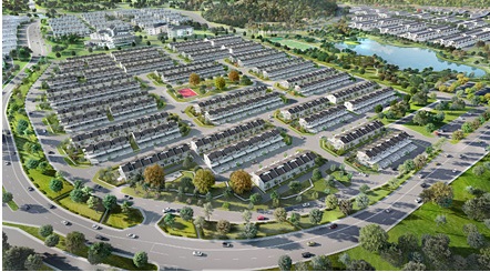 「Maple @ Hillpark Shah Alam North」内の戸建住宅外観イメージ