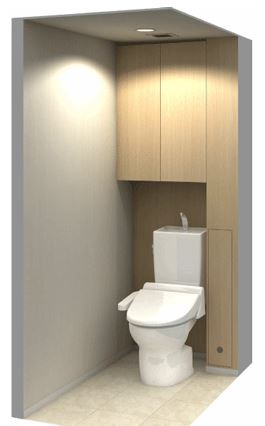 新開発したトイレユニット