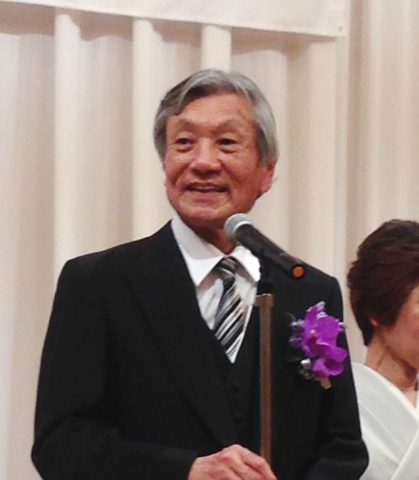 「今後もできる限り地域、業界のために力を尽くしていきたい」と挨拶する杉浦武胤氏